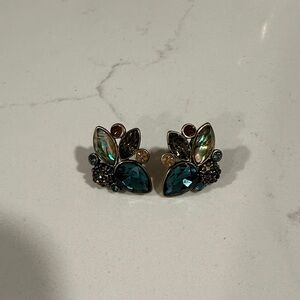 Elegant Multicolor Gemstone Earrings